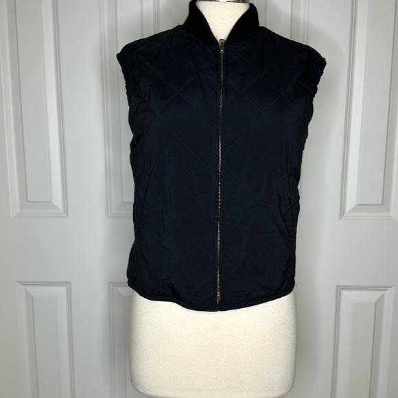 Loro Piana Women's Black Quilted Vest SzSmall - Picture 2 of 12